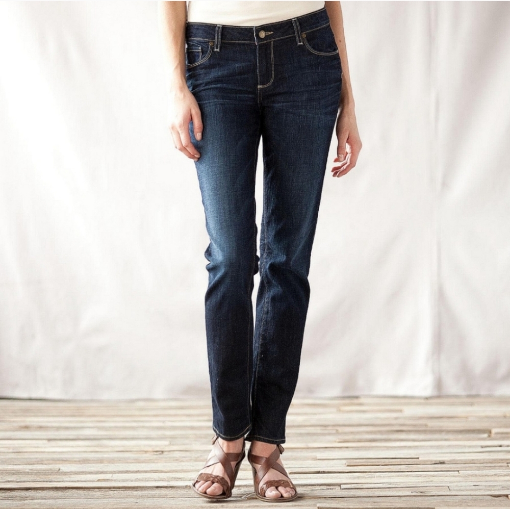 Paige Jimmy Jimmy Skinny in Sabrina Dark Wash Low Rise Jeans Women's Size 25